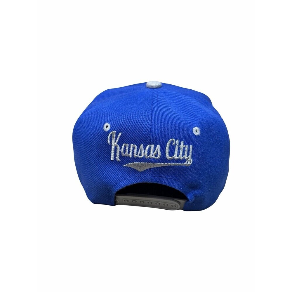 Kansas City Hat Cap Mens Leader of the Game Snapback Blue Royals RARE - Picture 4 of 10